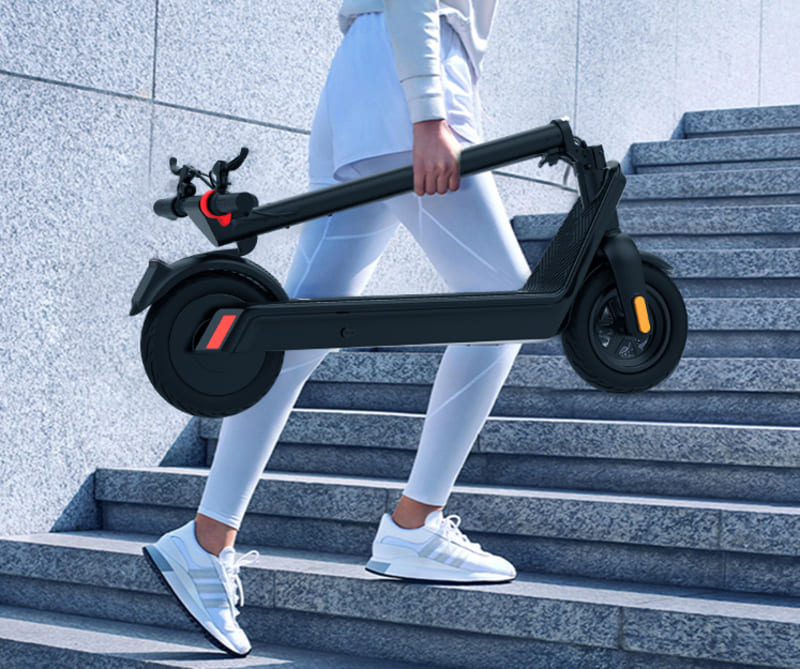 Gấp gọn là một tính năng không thể thiếu khi sử dụng xe scooter điện