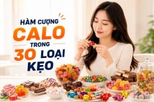 Bảng Calo 30+ loại kẹo phổ biến hiện nay