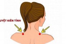 Huyệt Kiên Tỉnh: Điểm day bấm giúp thư giãn cổ vai gáy hiệu quả