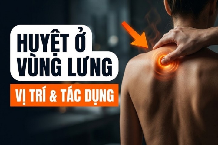 Các huyệt ở vùng lưng: Vị trí, tác dụng, cách bấm huyệt hiệu quả