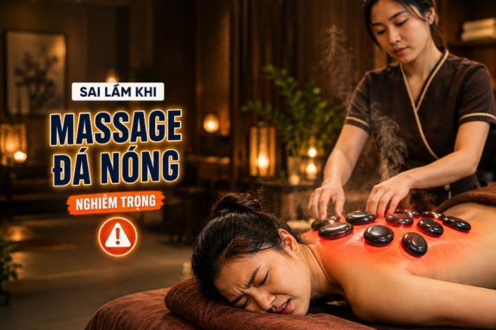 5 sai lầm nghiêm trọng khi massage đá nóng nhiều người mắc phải