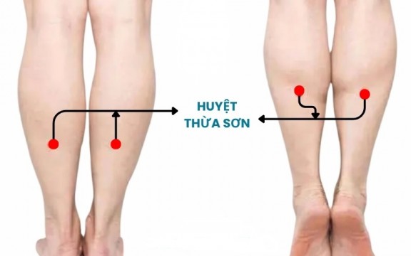 Huyệt thừa sơn: Vị trí, tác dụng và cách bấm huyệt hiệu quả