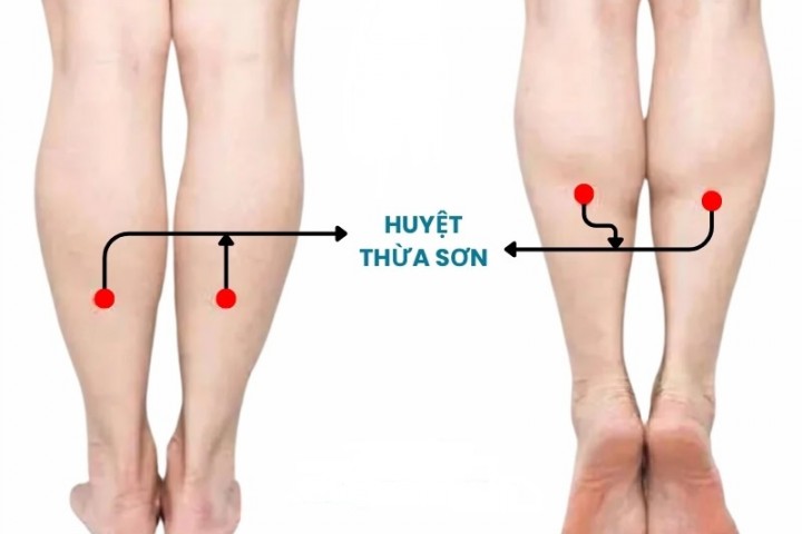 Huyệt thừa sơn: Vị trí, tác dụng và cách bấm huyệt hiệu quả