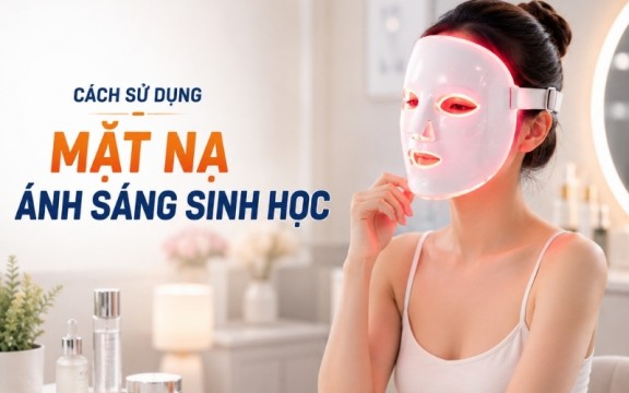Cách sử dụng mặt nạ ánh sáng sinh học cho người mới bắt đầu