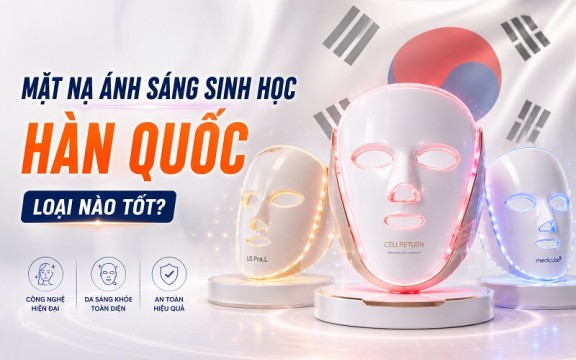 Mặt nạ ánh sáng sinh học Hàn Quốc loại nào tốt? Top sản phẩm đáng cân nhắc