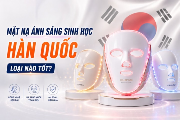 Mặt nạ ánh sáng sinh học Hàn Quốc loại nào tốt? Top sản phẩm đáng cân nhắc