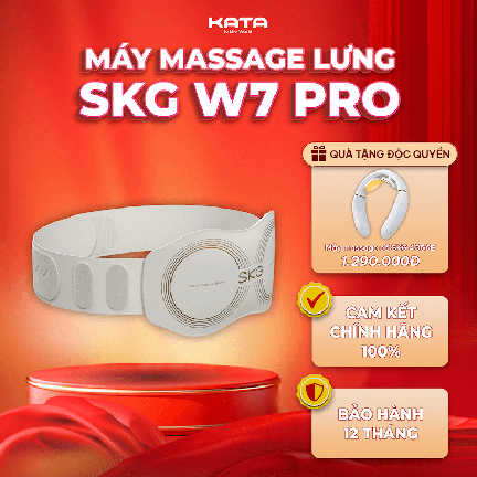 Đai massage lưng SKG W7 Pro (phiên bản quốc tế có app)