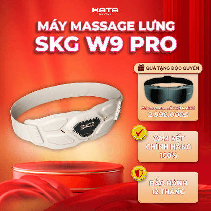 Máy Massage Lưng SKG W9 PRO (Bản Quốc tế có App) 