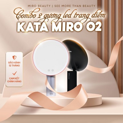 Combo 2 Gương Led Trang Điểm KATA Miro O2 