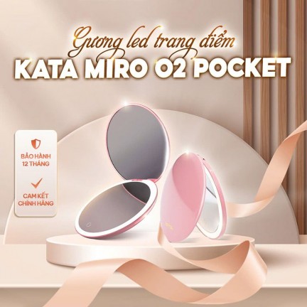 Gương Led Trang Điểm Cầm Tay KATA Miro O2 Pocket