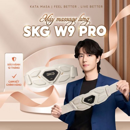 Máy Massage Lưng SKG W9 PRO (Bản Quốc tế có App) 
