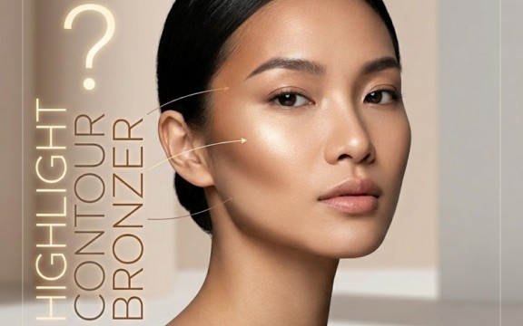 Highlight là gì? Phân biệt Highlight với vontour và bronzer trong trang điểm