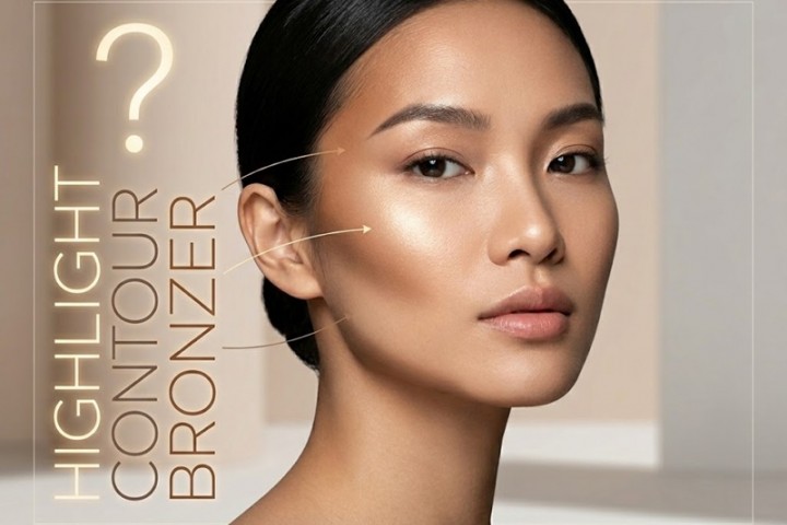 Highlight là gì? Phân biệt Highlight với vontour và bronzer trong trang điểm