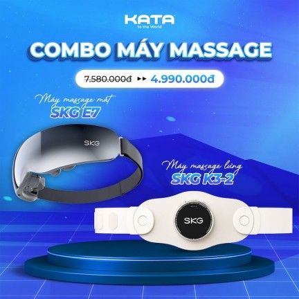 Combo máy massage SKG E7 + K3-2