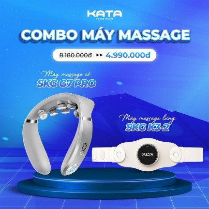 Combo máy massage SKG G7 Pro + K3-2