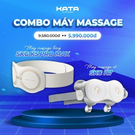 Combo máy massage SKG K5 Pro Max + H7