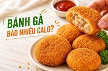 Bánh gà bao nhiêu calo? Ăn bánh gà có béo không?