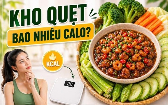 Kho quẹt bao nhiêu calo? Ăn kho quẹt có béo không?