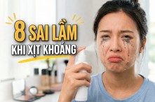 8 sai lầm khi dùng xịt khoáng không phải ai cũng biết
