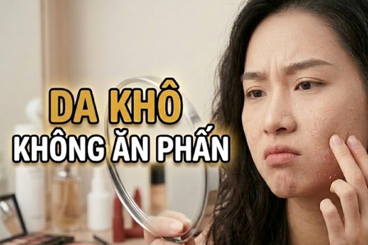 Trang điểm cho da khô không ăn phấn: 7 điều phải nhớ! 