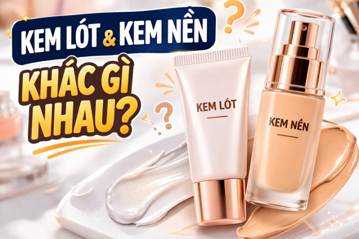 Kem lót và kem nền khác nhau thế nào? 