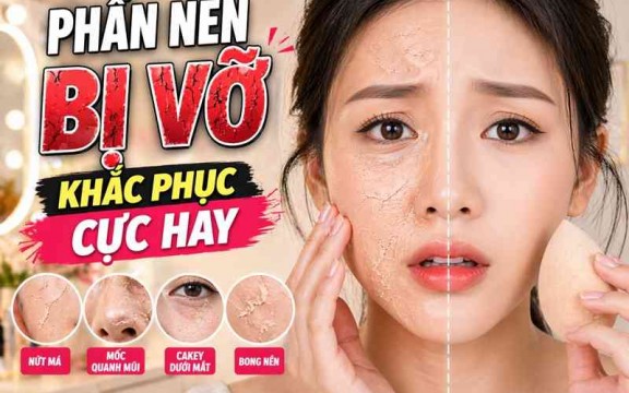 Khắc phục phấn trang điểm bị vỡ bằng mẹo cực hay ít người biết