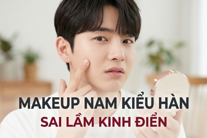 7 sai lầm kinh điển trong cách trang điểm cho nam giới Hàn Quốc 