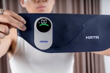 Review chi tiết đai massage lưng KATA W04 siêu mỏng
