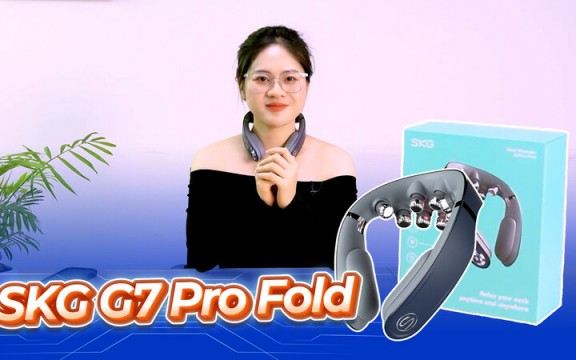 SKG G7 Pro-Fold - Dẫn đầu máy massage thiết kế gập hiện đại nhất hiện nay
