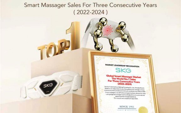 Máy Massage SKG Đạt Chứng Nhận Máy Massage Số 1 Thế Giới