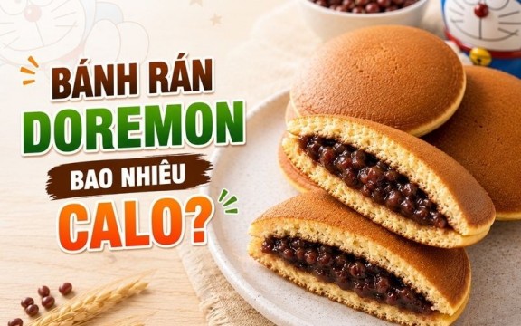 Bánh rán Doremon bao nhiêu calo? 5 mẹo ăn không lo mập?