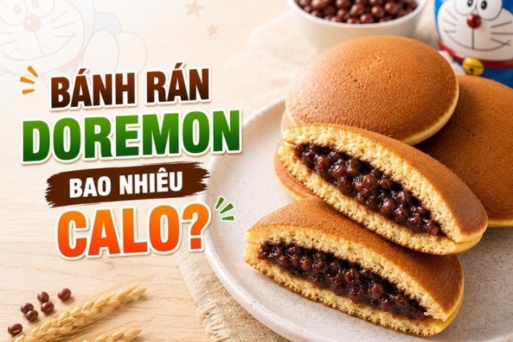 Bánh rán doremon bao nhiêu calo? 5 mẹo ăn không lo mập?