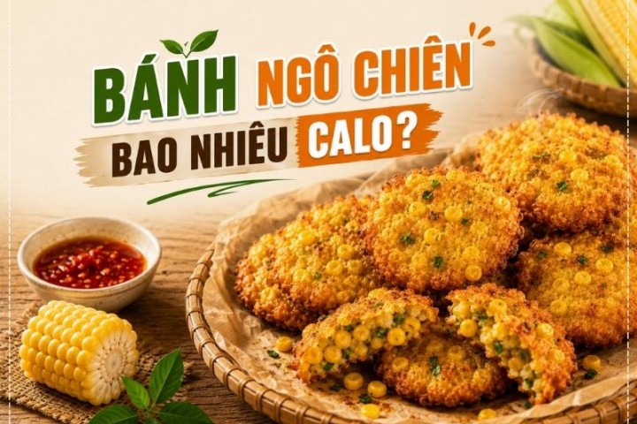 Bánh ngô chiên bao nhiêu calo?