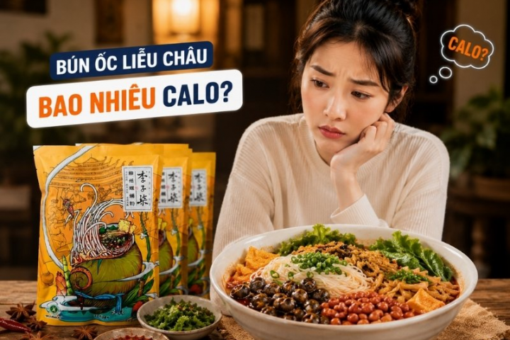 Bún ốc Liễu Châu bao nhiêu calo? Ăn có béo không?