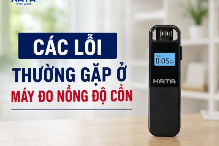 5 lỗi thường gặp ở máy đo nồng độ cồn và cách xử lý