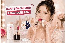 Cách đánh son lâu trôi bằng phấn rôm giữ màu bền bỉ từ sáng đến tối