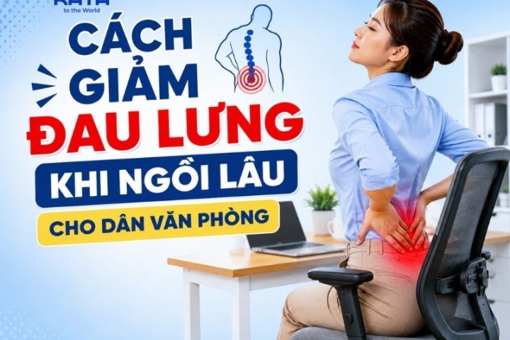 7 cách giảm đau lưng khi ngồi lâu cho dân văn phòng