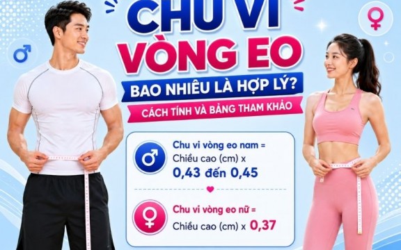 Chu vi vòng eo bao nhiêu là hợp lý? Cách tính và bảng tham khảo
