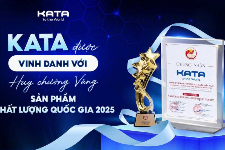KATA được vinh danh với Huy chương Vàng Sản phẩm Chất lượng Quốc gia 2025