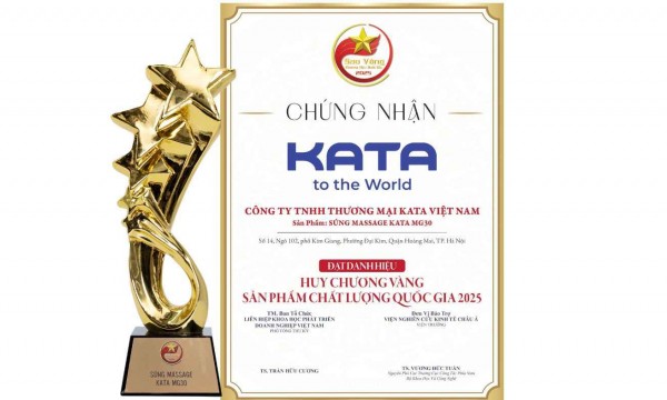 KATA được vinh danh với Huy chương Vàng Sản phẩm Chất lượng Quốc gia 2025