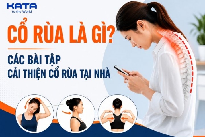 Cổ rùa là gì? 6 bài tập cải thiện cổ rùa tại nhà