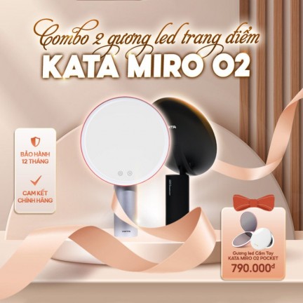 Combo 2 Gương Led Trang Điểm KATA Miro O2 