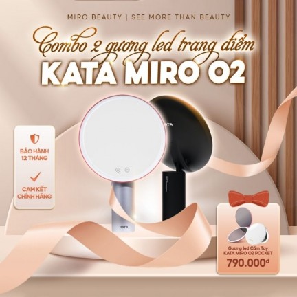 Combo 2 Gương Led Trang Điểm KATA Miro O2 
