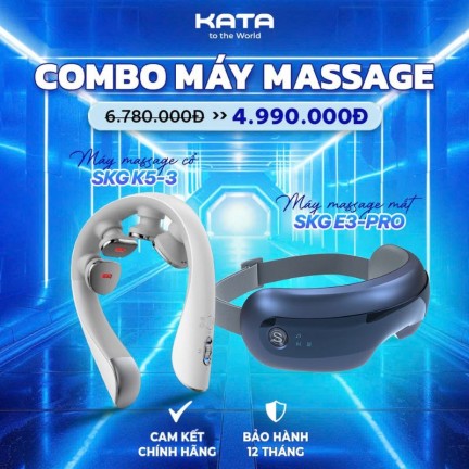 Combo Máy Massage SKG E3 Pro + K5-3