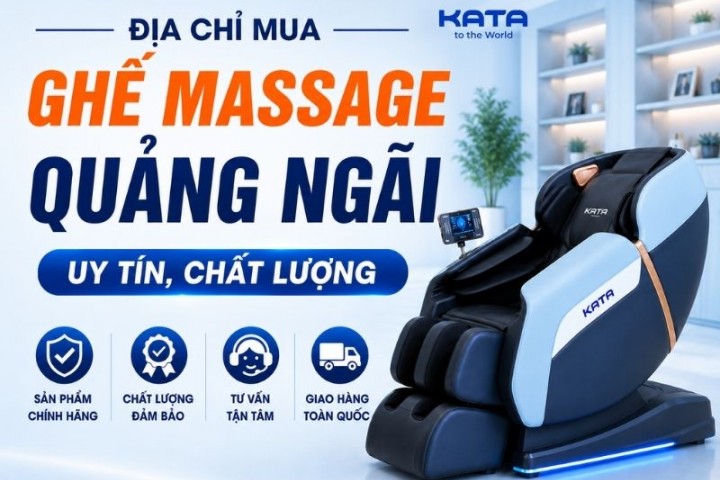 Top 5 địa chỉ mua ghế massage Quảng Ngãi uy tín, chất lượng