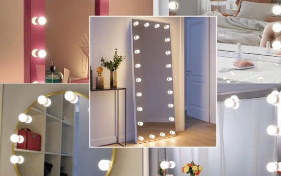 Top 5 mẫu gương Hollywood trang điểm đẹp như studio