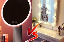 So sánh gương led để bàn thông minh và gương led gắn tường