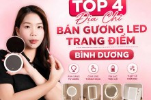 Top 4 Địa Chỉ Mua Gương Trang Điểm Có Đèn Led Bình Dương 2026
