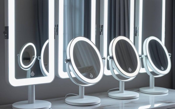 TOP 5 gương trang điểm có đèn led cảm ứng được ưa chuộng nhất hiện nay