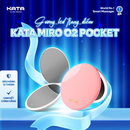GƯƠNG LED TRANG ĐIỂM CẦM TAY KATA MIRO O2 POCKET